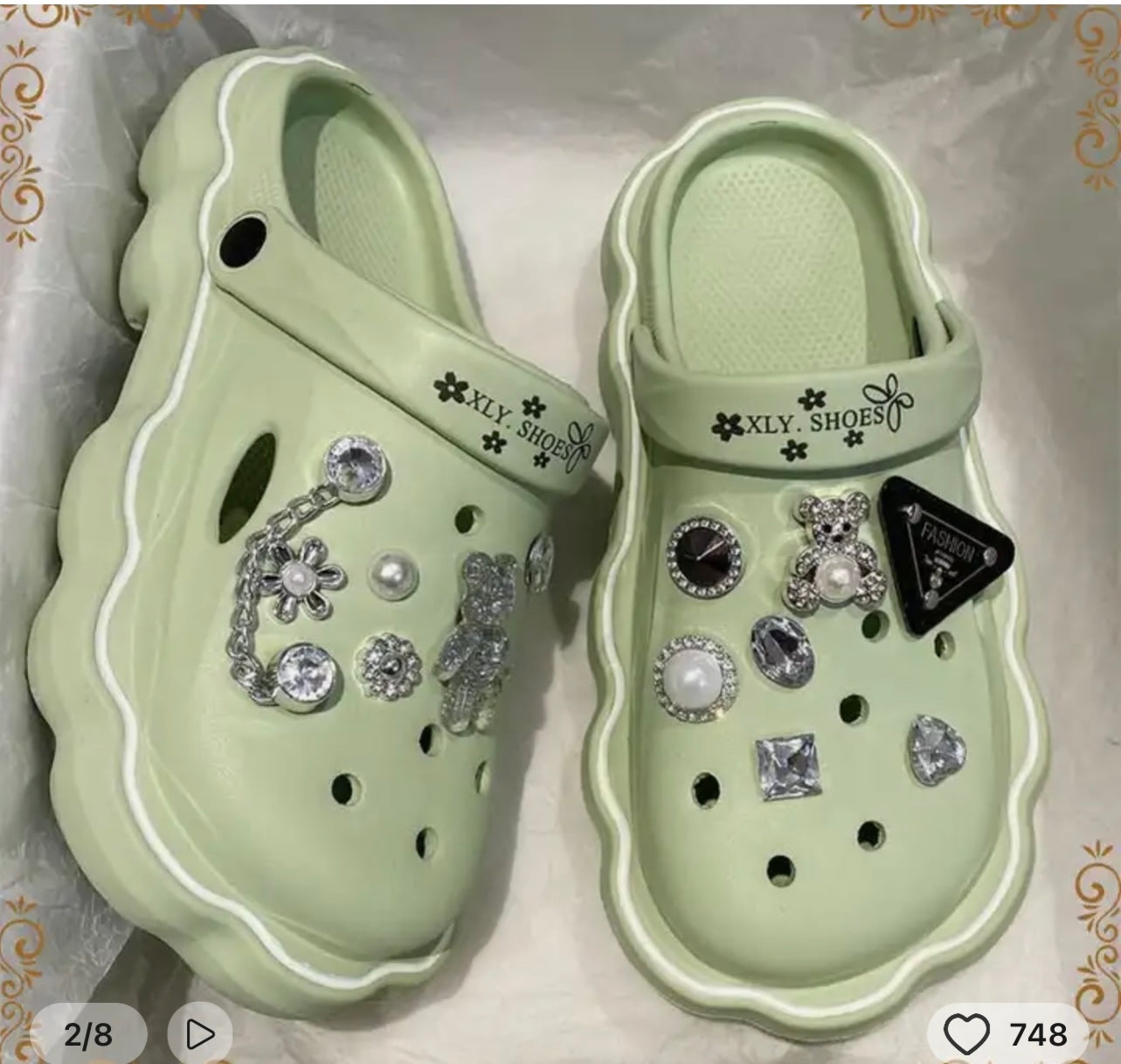 Green crocs