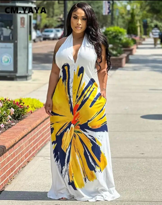 Sun flowers dress