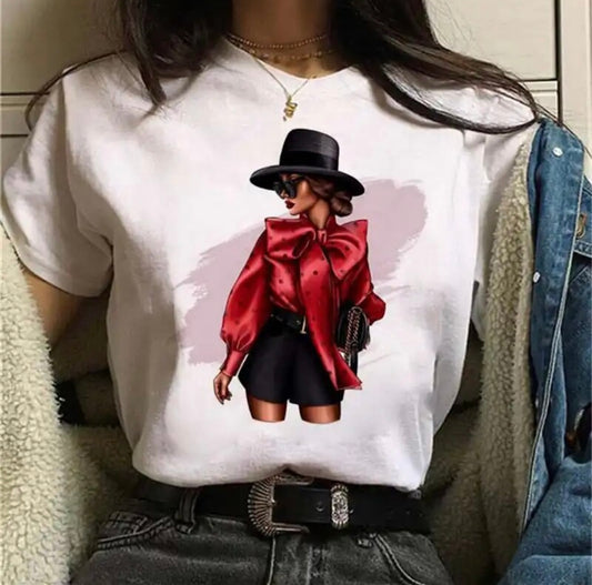 Sexy women print T Shirt