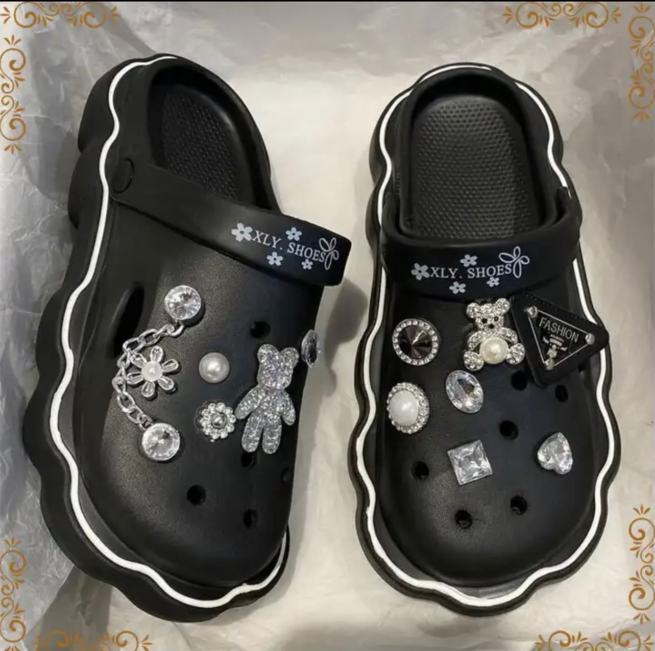 Black crocs