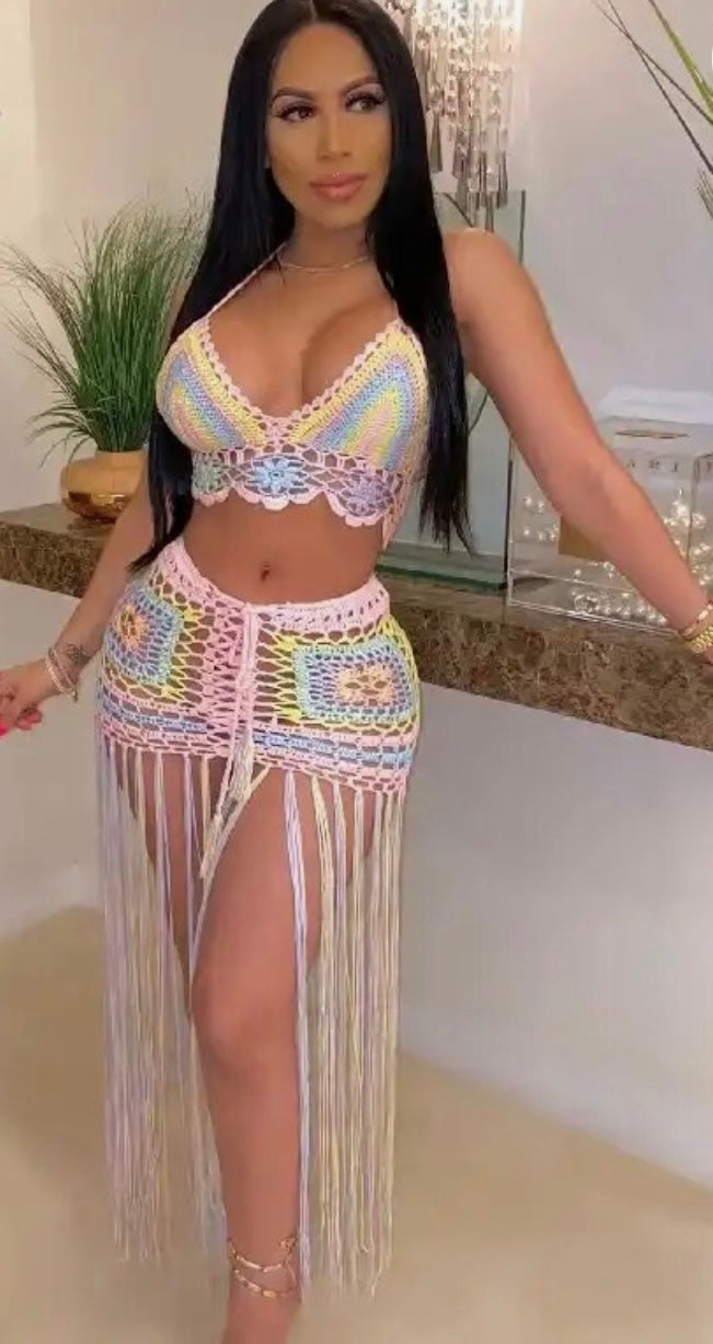 2 piece set beach wear